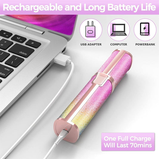 Flawless 2-in-1 Eyebrow & Facial Hair Remover – Painless, Rechargeable, Built-in Light | For Lips, Chin, Eyebrows & Body Hair